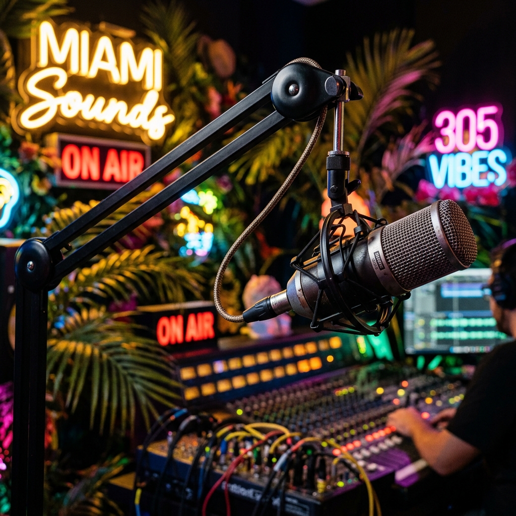 Founders Rise Miami podcast studio