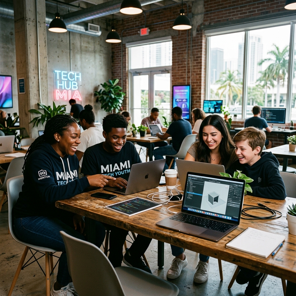 Founders Rise Miami volunteers